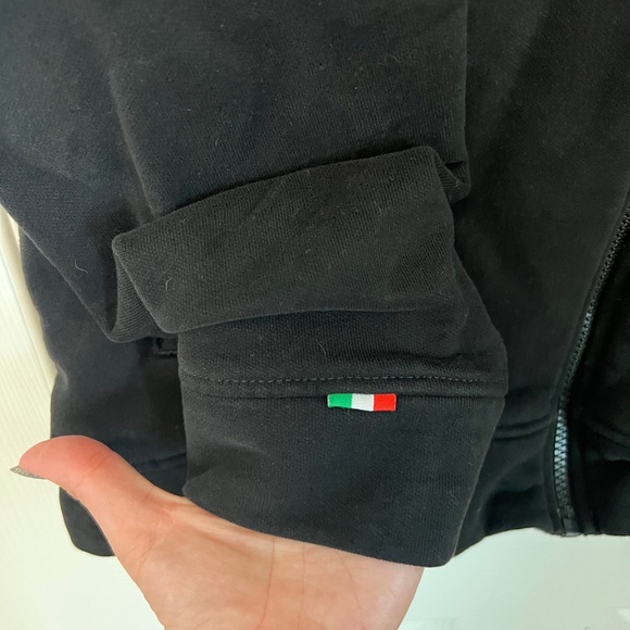 Puma X Ferrari Mens Black/Gray Full Zip Racing Jacket Size M - Picture 5 of 10